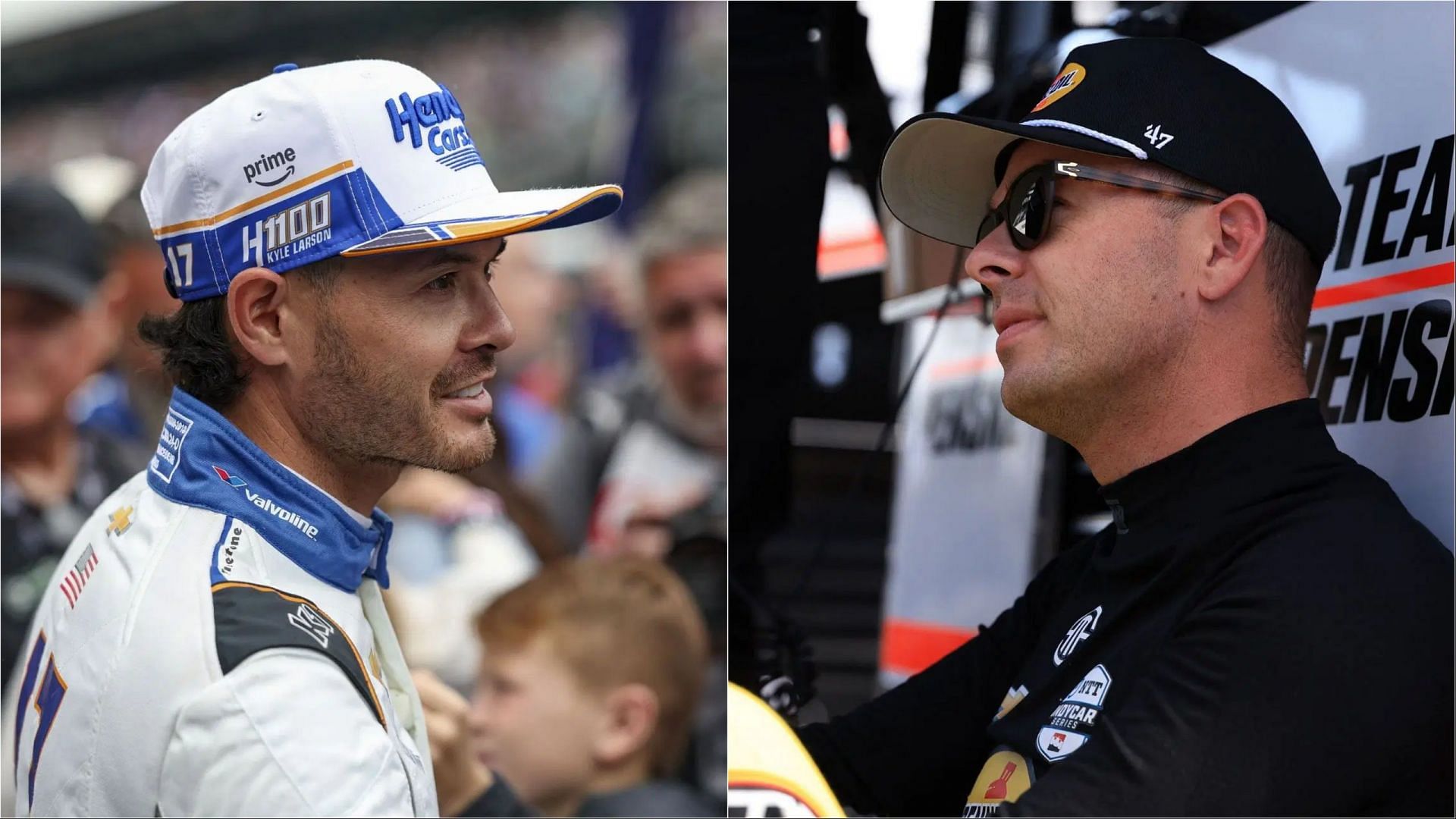 Image Credits: Getty, L: Kyle Larson; R: Scott McLaughlin