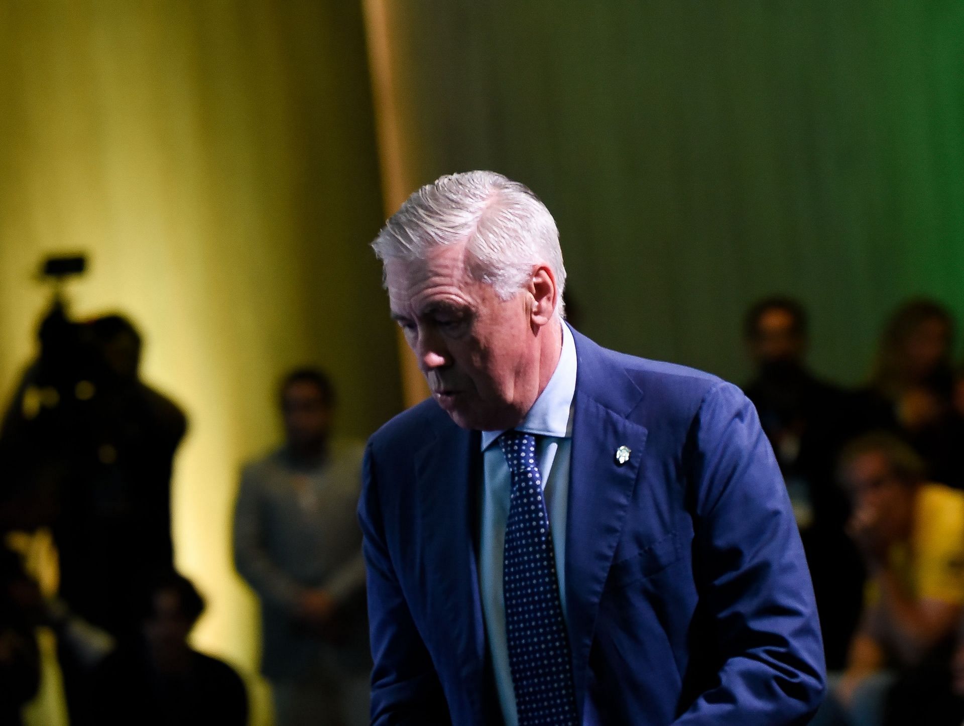 Presentation of Carlo Ancelotti, the new coach of the Brazilian national football team - Source: Getty