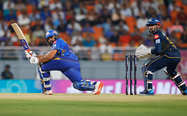 Rohit Sharma achieves a massive milestone to join Chris Gayle on elite list during GT vs MI IPL 2025 Eliminator [Watch]