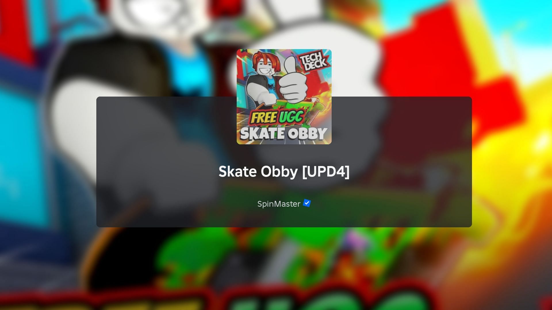 Skate Obby loading screen