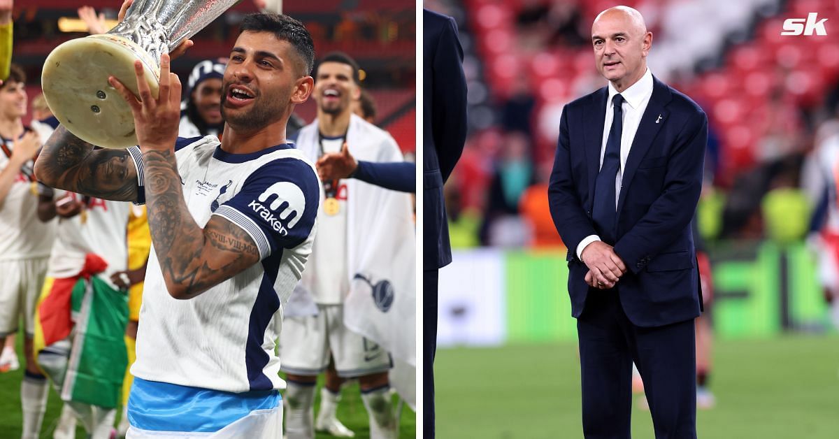 Cristian Romero (left) and Daniel Levy