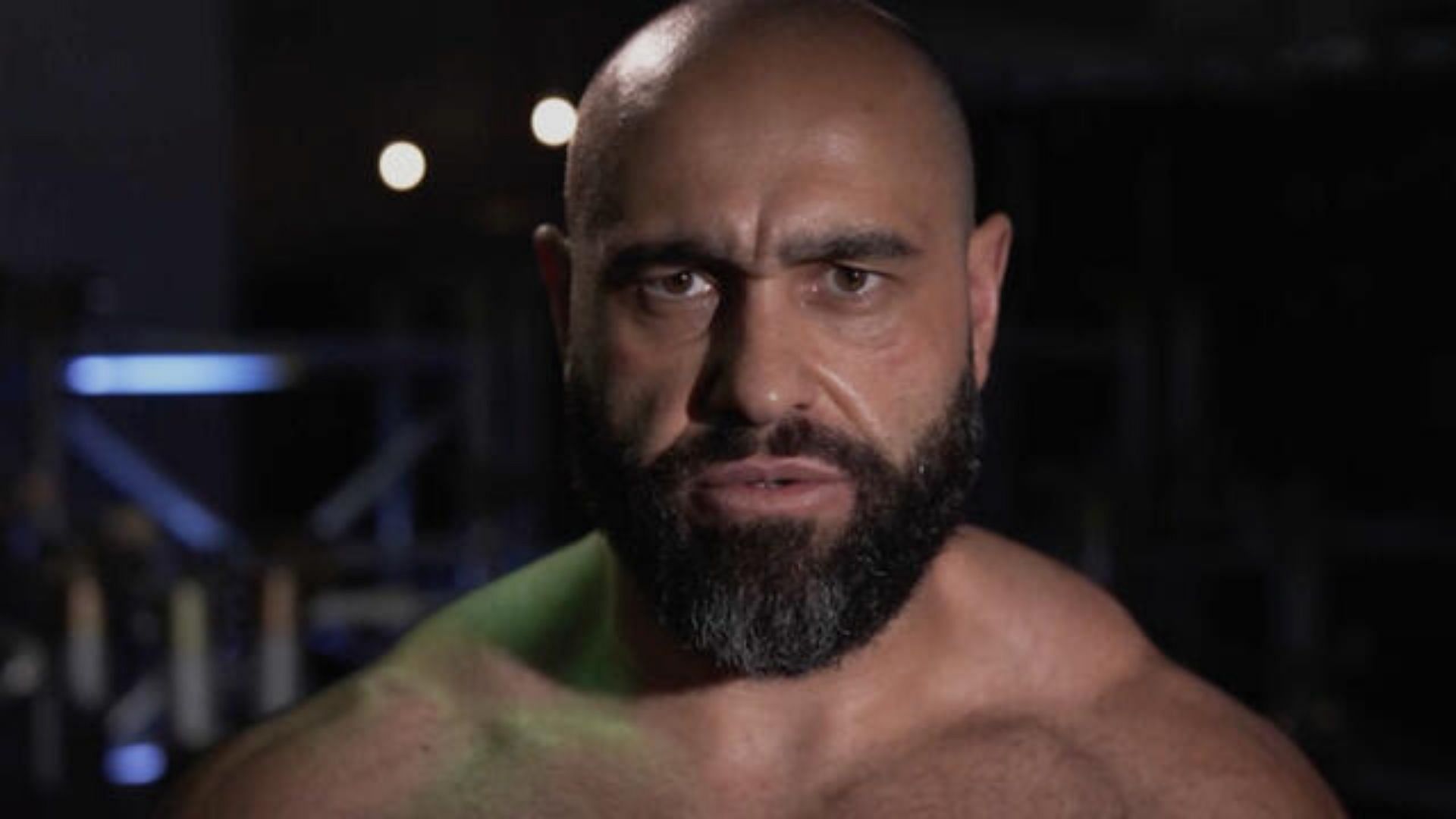 Rusev backstage on RAW [Image Credits: WWE.com]