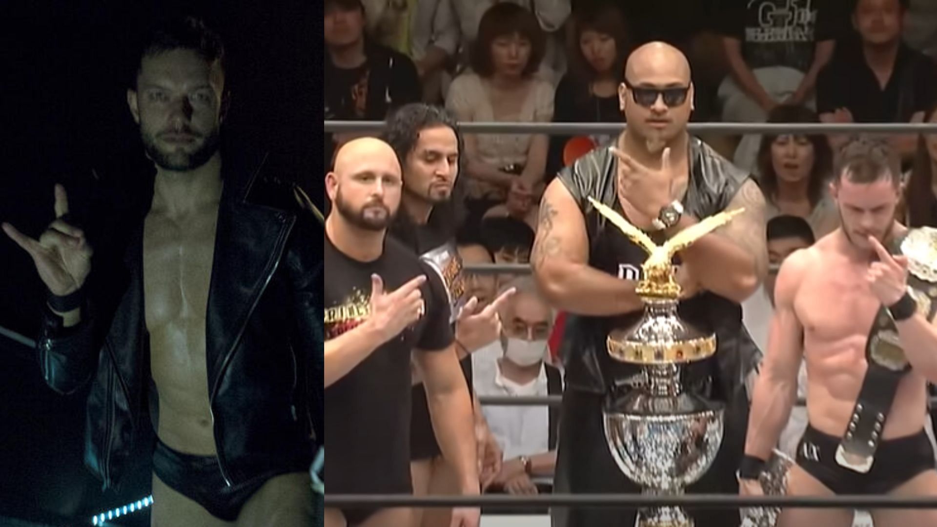 Finn Balor is a former member of the Bullet Club (Image Credits: WWE.com and NJPW on YouTube)
