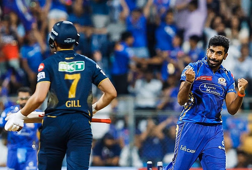 Mumbai Indians vs Gujarat Titans. (Credits: Mumbai Indians X)