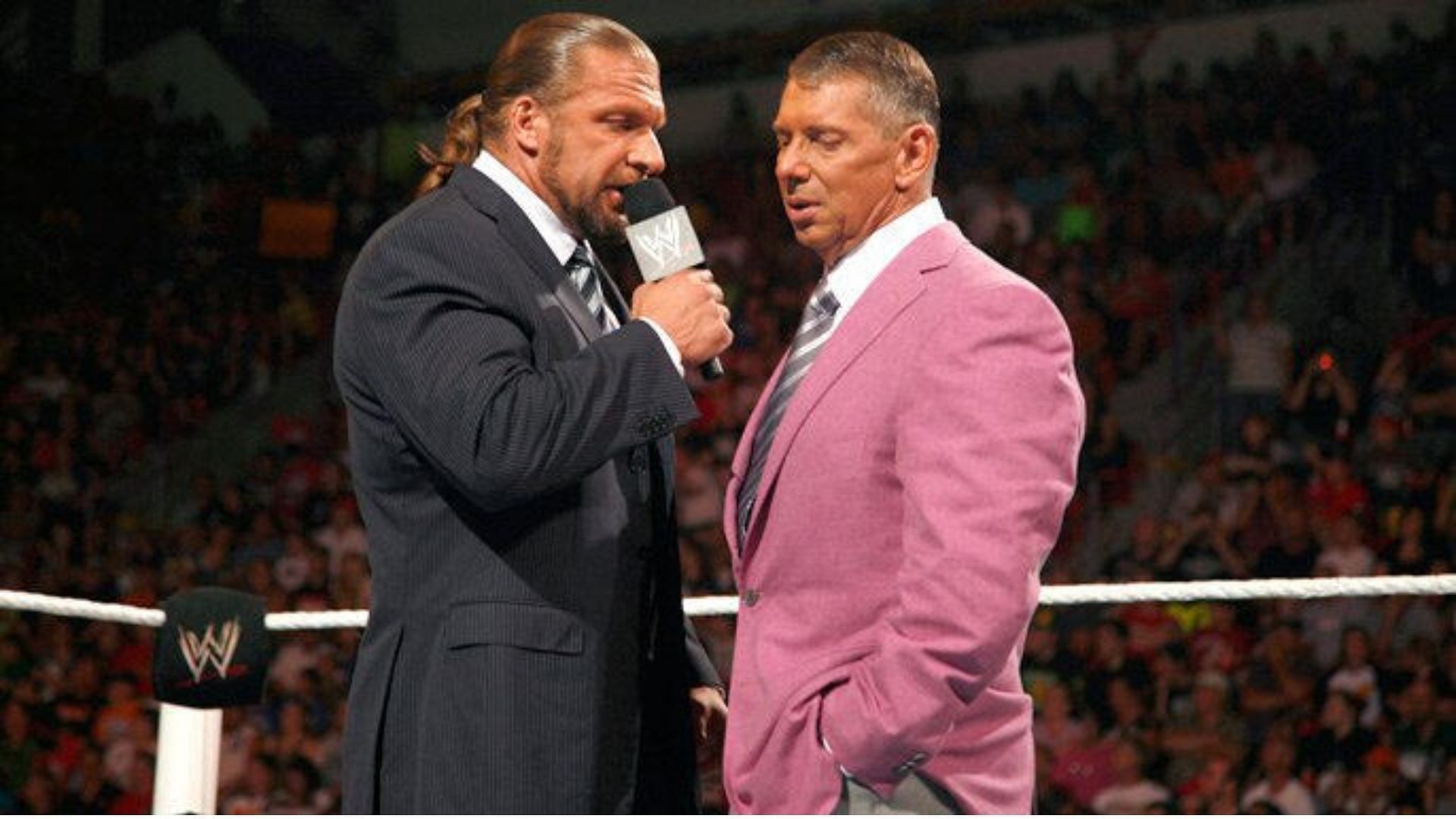 Vince McMahon and Triple H during an episode of RAW [Image: WWE.com]