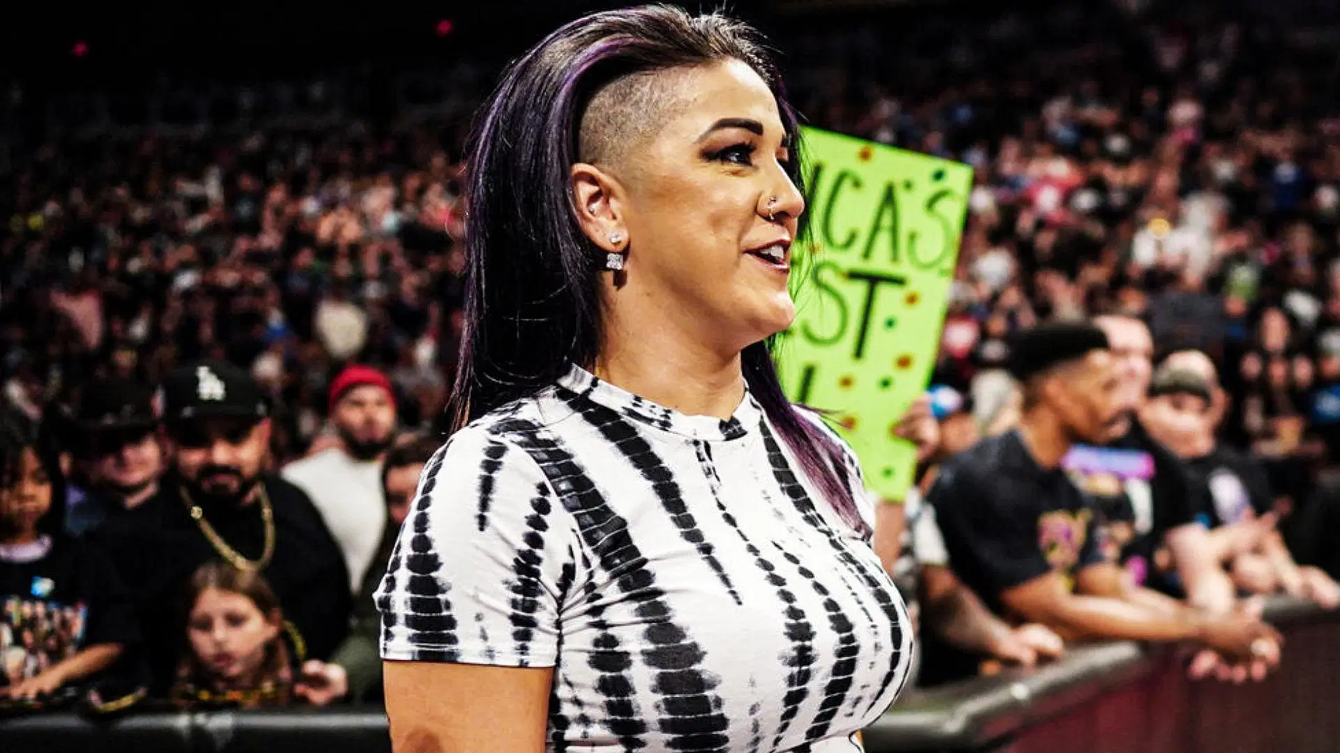 The former champion has been absent since WrestleMania 41. [Image credit: WWE.com]