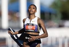Olympic gold medalist Masai Russell shares heartbreaking update about her next appearance and possible clash with Sydney McLaughlin-Levrone