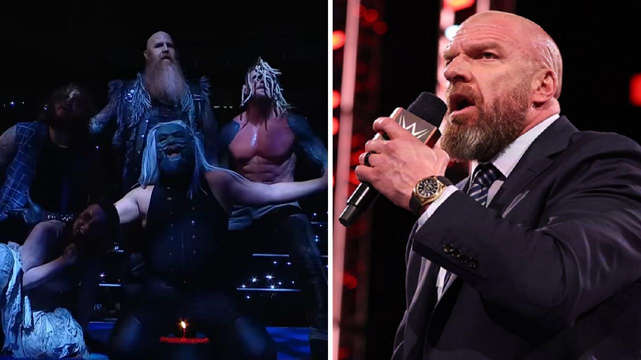 The Wyatt Sicks and Triple H (via WWE