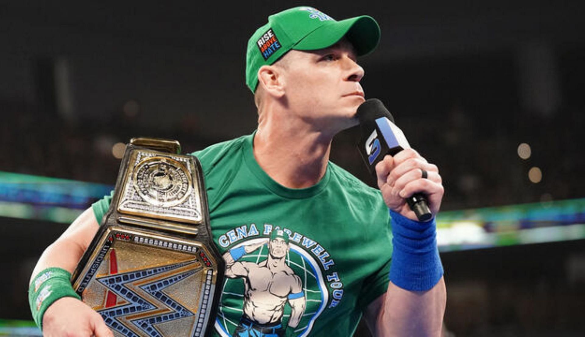 जॉन सीना प्रोमो कट करते हुए (Photo: WWE.com)