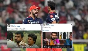 "Virat Kohli near PBKS dug out after every wicket"- Top 10 funny memes as RCB bundle out PBKS for 101 in Qualifier 1