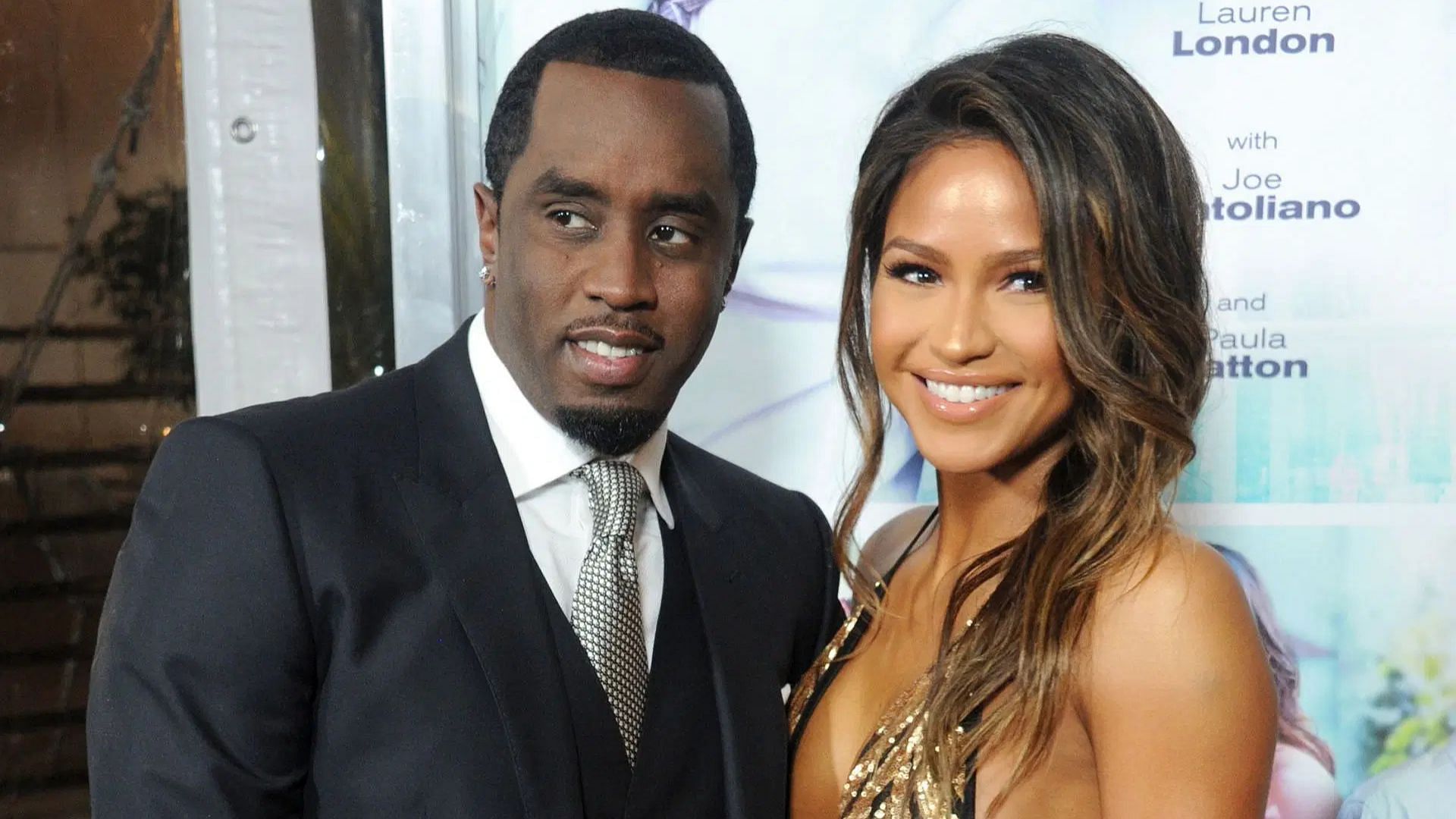Cassie Ventura and Sean Combs arrive at the premiere of Lionsgate