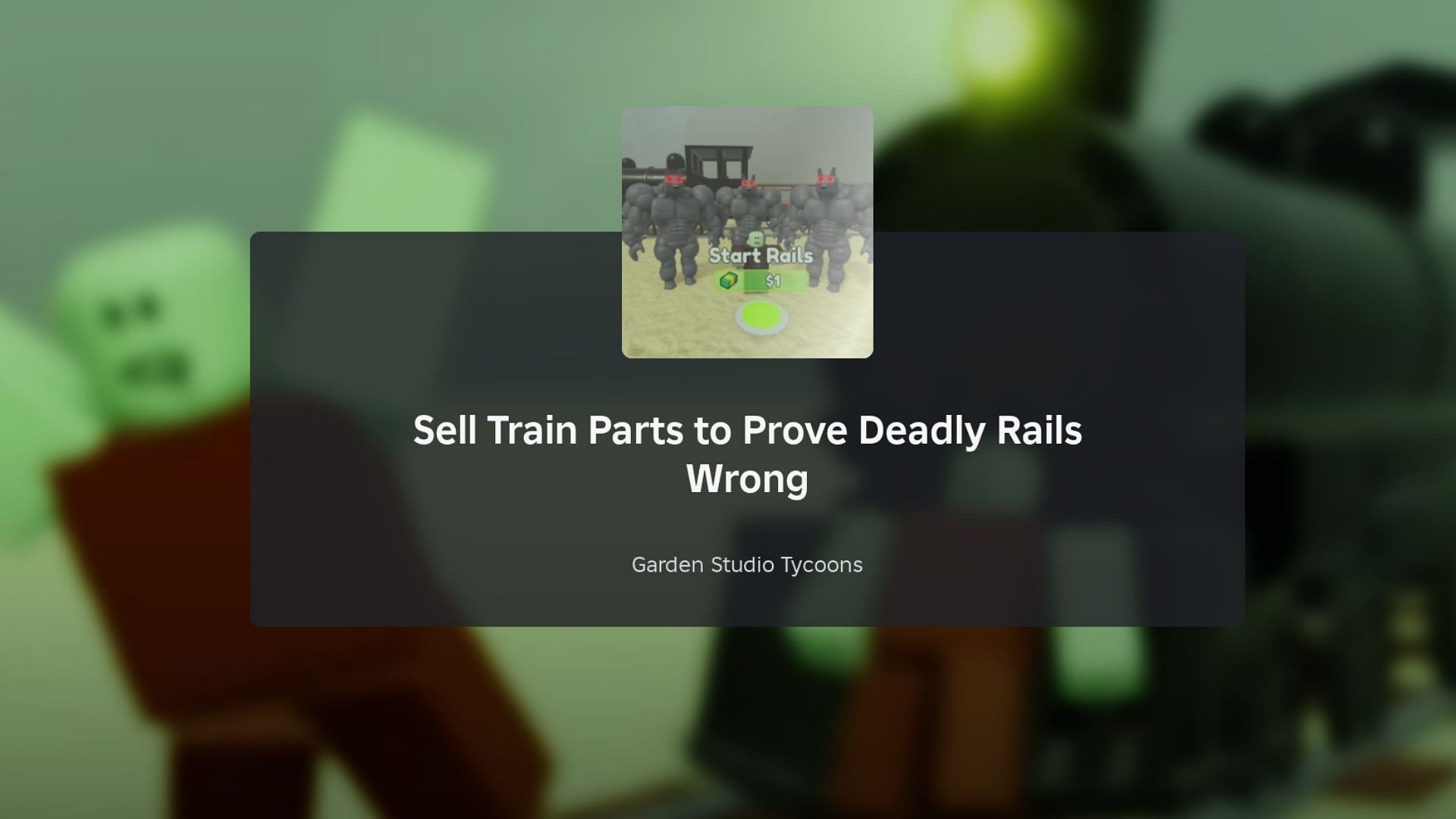 Sell Train Parts to Prove Deadly Rails Wrong loading screen