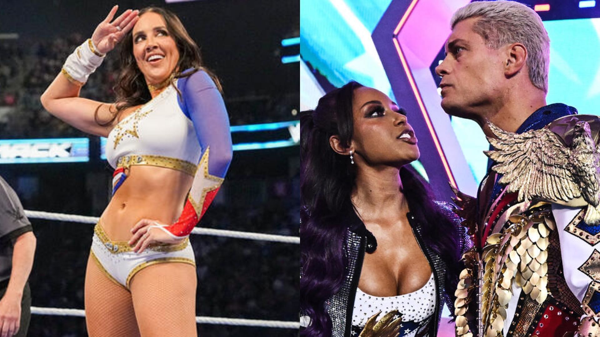 Cody Rhodes and Brandi had something to say (Credit: WWE.com)