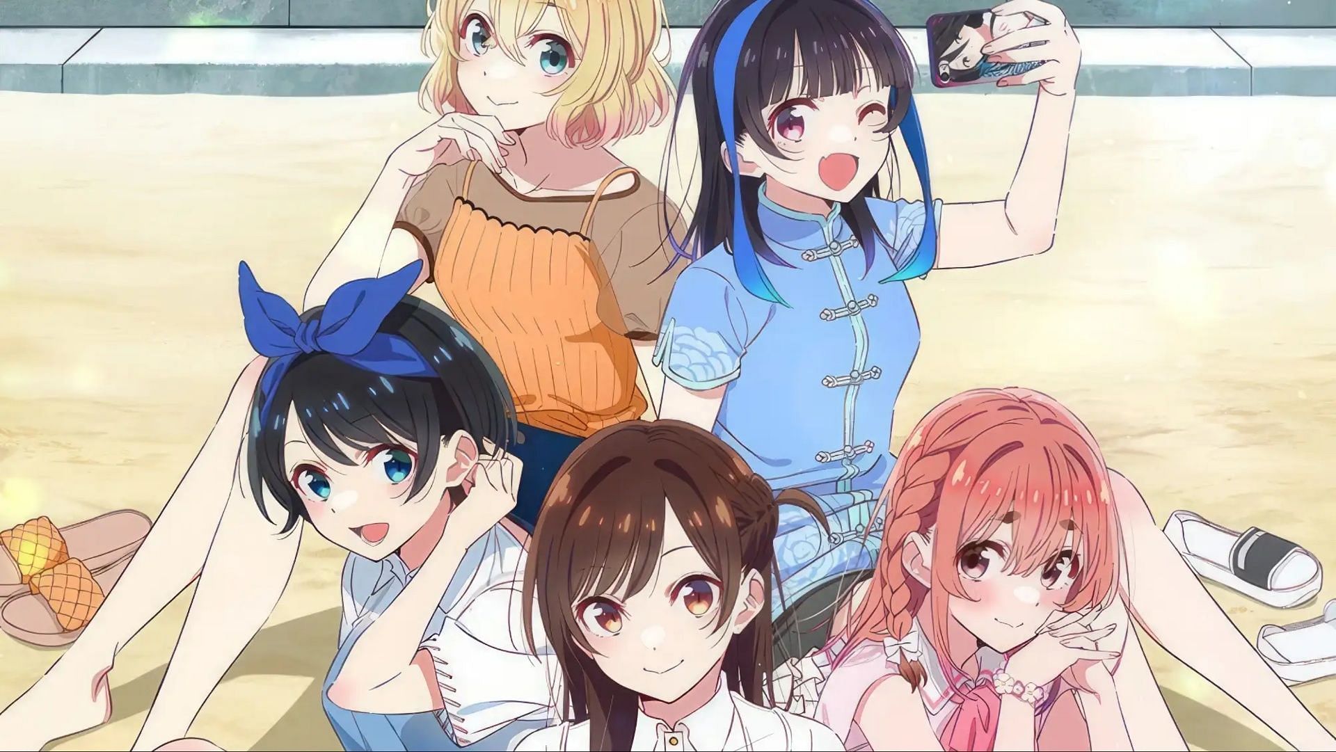 Rent-A-Girlfriend season 4 confirms July 2025 release date along with theme song (Image via TMS Entertainment)