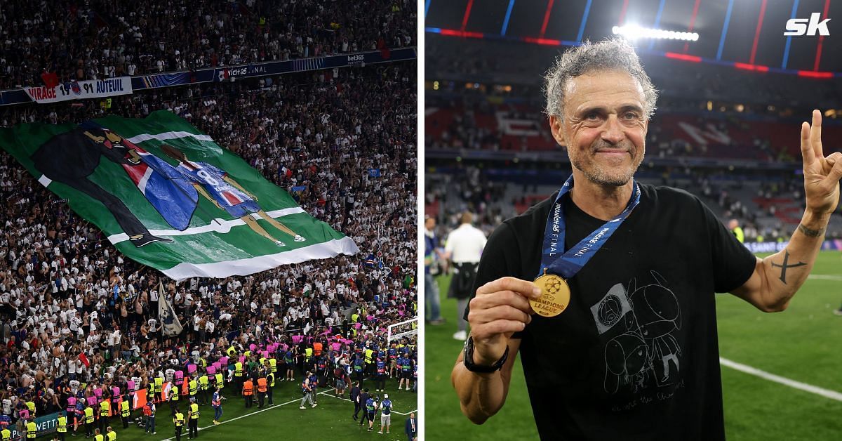 Luis Enrique led PSG to a thumping win in the UEFA Champions League final