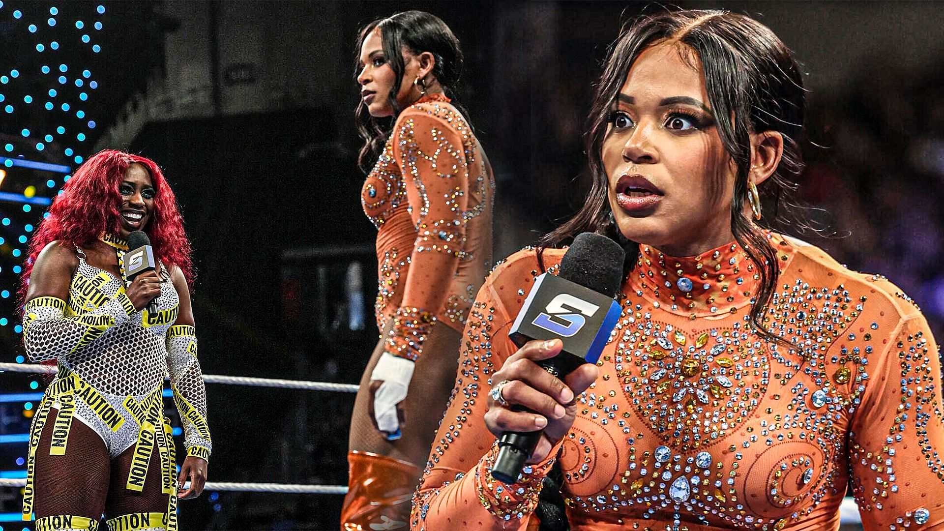 Noami and Bianca Belair in frame! (Credits: WWE.Com)