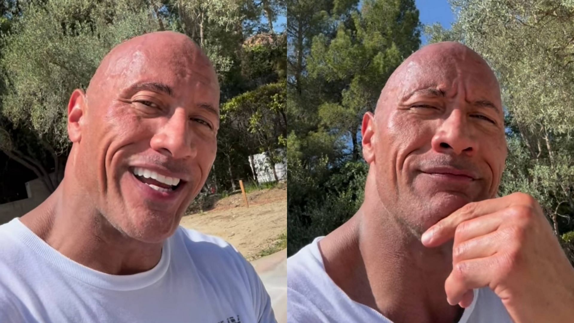 WWE legend The Rock (Images from @therock on Instagram)