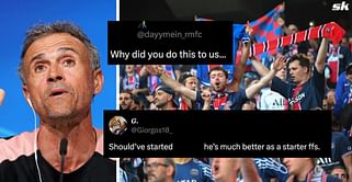 “He’s much better as a starter”, “Why did you do this” - PSG fans unhappy with 22-year-old not being in starting line-up for Champions League final
