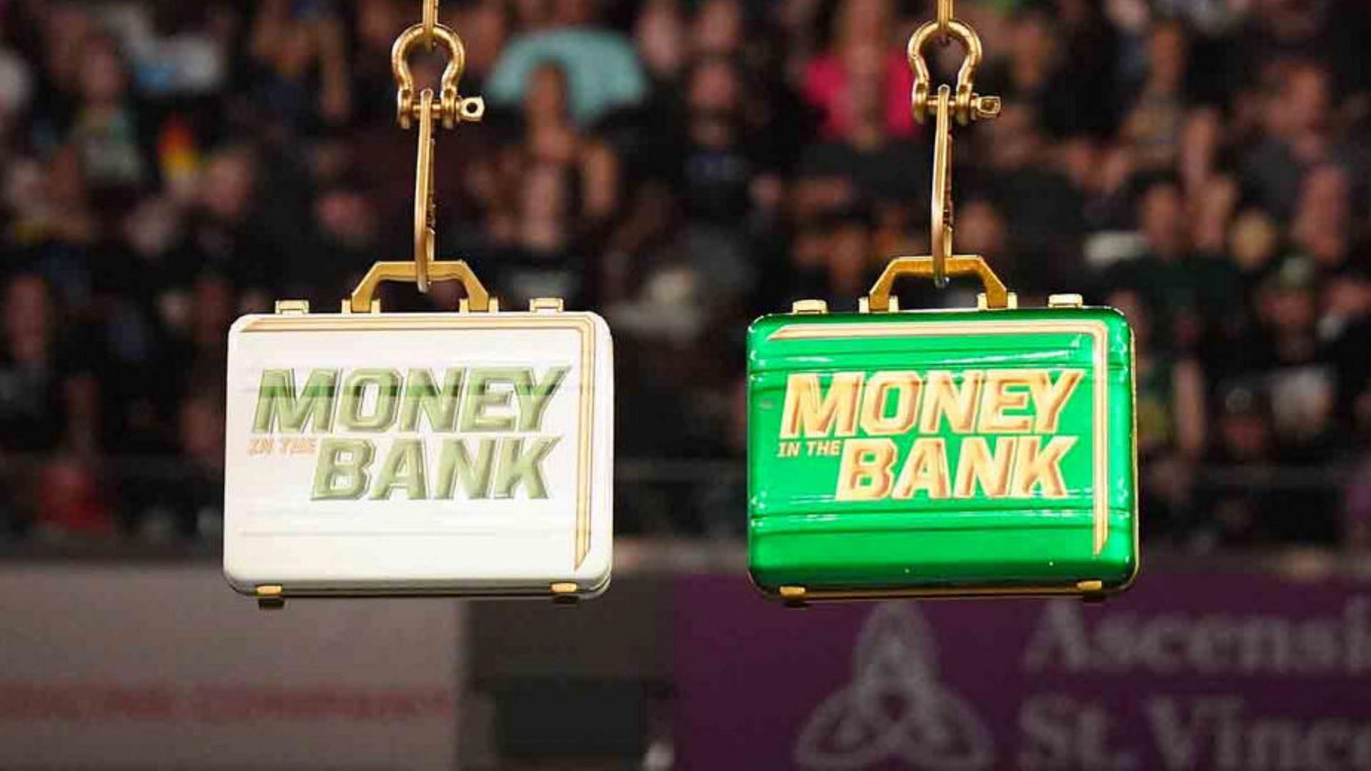 The Money in the Bank briefcases (Image credit: WWE