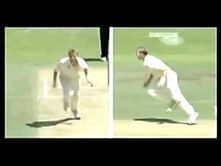 Australian speedster Brett Lee's bowling action in slow motion
