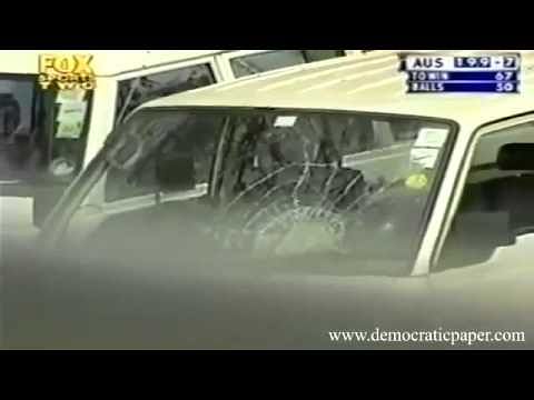 Video: Brett Lee's SIX breaks car's window