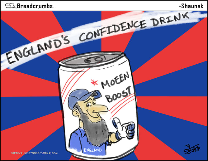 Comic: Moeen Ali boosts England's confidence