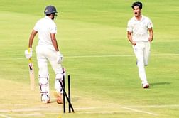 "I like to bowl fast and was inspired by the likes of Brett Lee and Javagal Srinath," says Tamil Nadu pacer Krishnamoorthy Vignesh